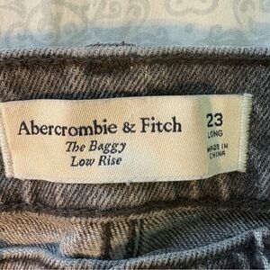 ISO Abercrombie & Fitch Low Rise Baggy Jeans